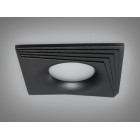 Точковий світильник вбудований Diasha PR-3-BK Aluminium, 40W, чорний, для коридору, вітальні, кухні Точковий світильник вбудований Diasha PR-3-BK Aluminium, 40W, чорний, для коридору, вітальні, кухні