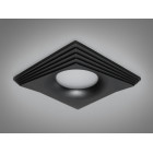 Точковий світильник вбудований Diasha PR-3-BK Aluminium, 40W, чорний, для коридору, вітальні, кухні Точковий світильник вбудований Diasha PR-3-BK Aluminium, 40W, чорний, для коридору, вітальні, кухні