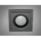 Точковий світильник Diasha PR-6-BK Aluminium, вбудований, 40W, MR16, чорний, для коридору, спальні, офісу, кафе Точковий світильник Diasha PR-6-BK Aluminium, вбудований, 40W, MR16, чорний, для коридору, спальні, офісу, кафе