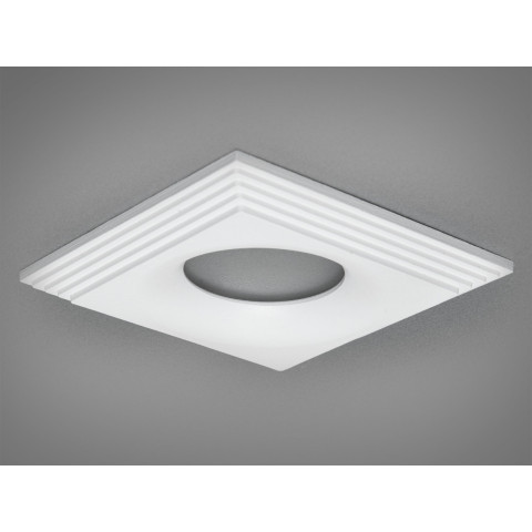 Точковий світильник вбудований Diasha PR-6-WH Aluminium MR16, 40W, IP20, 9 см, алюміній, для вітальні, офісу, ванної
