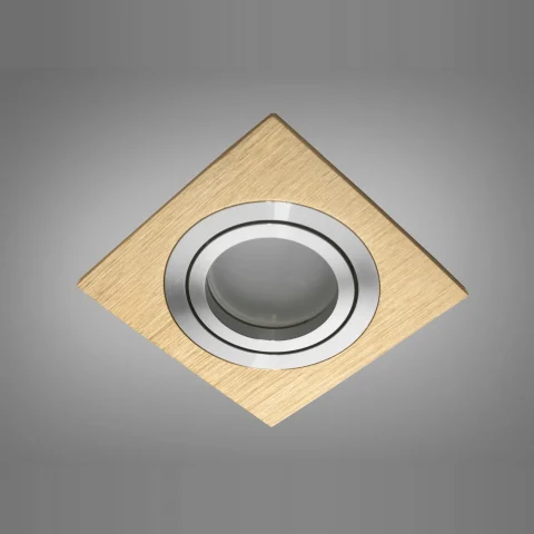 Точковий вбудований світильник Diasha QXL-160B-10-S-GD+SL Aluminium, 40W, IP20, алюміній, для коридору