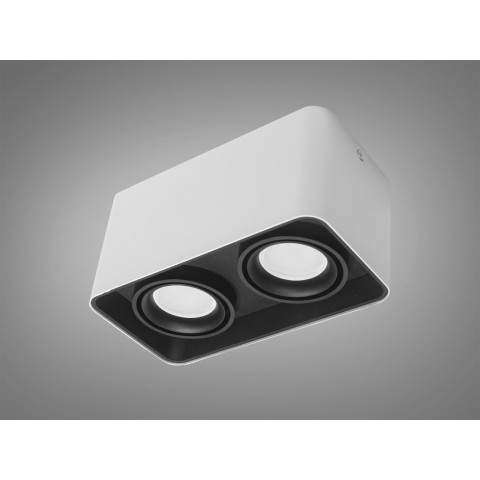 Світильник накладний точковий Diasha QXL-1727-WH+BK, MR16, 40W, білий+чорний, ультрасучасний стиль