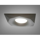 Світильник точковий вбудований MR16 Diasha QXL-1736-A2-BK Aluminium, 40W, квадратний, IP20, для коридору