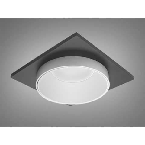 Точковий світильник вбудований Diasha QXL-1746-S1-BK+WH Aluminium, 40W, чорний+білий, для коридору та спальні