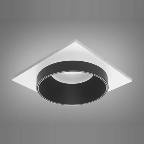 Точковий світильник вбудований Diasha QXL-1750-S-WH+BK Aluminium, 40W, біло-чорний, сучасний стиль