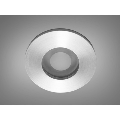 Світильник точковий круглий Diasha QXL-1761-R-SL Aluminium, 40W, матовий хром, IP65, для кухні, ванної, офісу