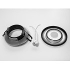 Точковий світильник вбудований Diasha QXL-1769-R-BK-3 Aluminium, 40W, G5.3, чорний, для коридору, вітальні, спальні Точковий світильник вбудований Diasha QXL-1769-R-BK-3 Aluminium, 40W, G5.3, чорний, для коридору, вітальні, спальні