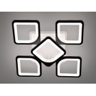 Стельовий світильник LED Diasha S8060/4+1BK, 85W, 3200K-6500K, чорний метал, сучасний стиль для дому