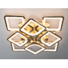 Смарт-люстра LED Diasha S8060/4+4G 115W, 6325 лм, золота, для вітальні, спальні, кухні