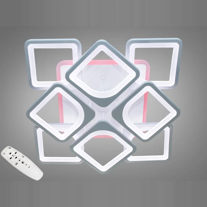Люстра S8060/4+4WH LED 3color