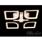 Світильник стельовий LED Diasha S8060/4BK, 80W, 3200K-6000K, чорний метал, сучасний стиль, з пультом, димером Світильник стельовий LED Diasha S8060/4BK, 80W, 3200K-6000K, чорний метал, сучасний стиль, з пультом, димером
