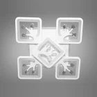 Люстра S8157/4+1WH LED 3color