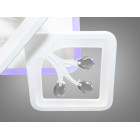 Сучасна стельова LED-люстра для спальні Diasha S8157/4+1WH LED 3color — біла, 90 Вт, 43×43 см Сучасна стельова LED-люстра для спальні Diasha S8157/4+1WH LED 3color — біла, 90 Вт, 43×43 см