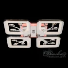 Люстра S8157/4HR LED 3color di
