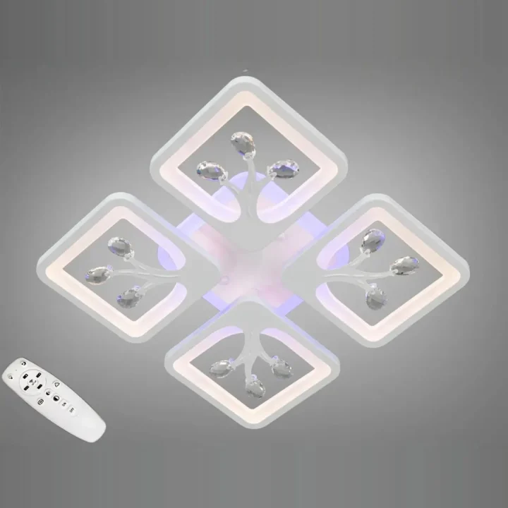Люстра S8157/4WH LED 3color di