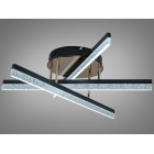 Сучасна стельова LED-люстра Diasha SX1007/3BK, чорна, 48W, акрилові світлові панелі Сучасна стельова LED-люстра Diasha SX1007/3BK, чорна, 48W, акрилові світлові панелі