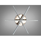Сучасна стельова LED-люстра Diasha SX1007/3BK, чорна, 48W, акрилові світлові панелі Сучасна стельова LED-люстра Diasha SX1007/3BK, чорна, 48W, акрилові світлові панелі