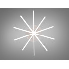 Сучасна біла LED люстра Diasha SX815/5WH 70W до 16 м2 геометрія Сучасна біла LED люстра Diasha SX815/5WH 70W до 16 м2 геометрія