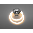 Світильник настінний LED Diasha SY9605-CH, 16W, сріблястий, для коридору, спальні, офісу, кафе