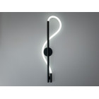 Бра настінне LED Diasha SY9607-BK 3color Ropelight, 14W, чорний, сучасний стиль, IP20, 770 лм