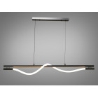 Люстра стельова LED Diasha SY9609-L1200BHR Роуплайт, 15W, чорний хром, сучасний стиль Люстра стельова LED Diasha SY9609-L1200BHR Роуплайт, 15W, чорний хром, сучасний стиль