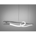 Люстра стельова LED Diasha SY9609-L1200CH Роуплайт, 15W, хром, регульована, для кабінету та вітальні Люстра стельова LED Diasha SY9609-L1200CH Роуплайт, 15W, хром, регульована, для кабінету та вітальні