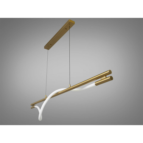 Стельова люстра LED Diasha SY9609-L1200GAB Роуплайт, 15W, бронза, регульована висота, для вітальні, спальні, коридору