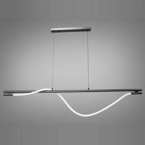 Люстра підвісна LED Diasha SY9609-L1600BHR Роуплайт, 20W, чорний хром, 3200K Люстра підвісна LED Diasha SY9609-L1600BHR Роуплайт, 20W, чорний хром, 3200K