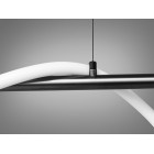 Люстра стельова LED Diasha SY9609-L1600BHR Роуплайт, 20W, чорний хром, сучасний стиль для коридору, вітальні, спальні Люстра стельова LED Diasha SY9609-L1600BHR Роуплайт, 20W, чорний хром, сучасний стиль для коридору, вітальні, спальні