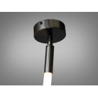 Стельова люстра LED Diasha SY9610-1500BHR Шланг 17W, 3000K, чорний хром, для коридору, спальні, кухні, кафе