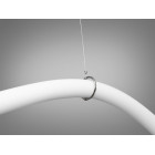 Люстра стельова LED Diasha SY9610-1500CH Шланг, 17W, хром, для коридору, спальні, офісу