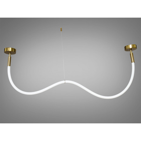 Люстра стельова LED Diasha SY9610-1500GAB, 17W, бронза, для коридору, вітальні, спальні, офісу, кафе