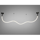 Люстра стельова LED Diasha SY9610-2000BHR Шланг, 22W, чорний хром, сучасний стиль для коридору, спальні, кухні, офісу Люстра стельова LED Diasha SY9610-2000BHR Шланг, 22W, чорний хром, сучасний стиль для коридору, спальні, кухні, офісу
