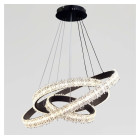 Світлодіодна підвісна люстра Artlight WG5129/80+60+40BK, 105 Вт, чорна Світлодіодна підвісна люстра Artlight WG5129/80+60+40BK, 105 Вт, чорна