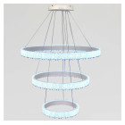 Світлодіодна підвісна люстра Artlight WG5129/80+60+40WH, 105 Вт, біла