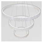 Світлодіодна підвісна люстра Artlight WG5129/80+60+40WH, 105 Вт, біла