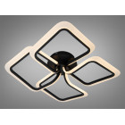 LED-світильник стельовий Diasha WG5146/4BK 65W, 4 модулі, 3 кольори світла, 56×56 см LED-світильник стельовий Diasha WG5146/4BK 65W, 4 модулі, 3 кольори світла, 56×56 см