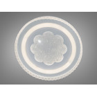 Стельова LED-люстра Diasha WG5156/C WH 85W, кругла, 3 кольори світла, Ø48 см, настінний вимикач