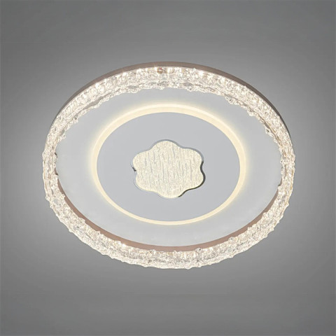 Стильна стельова LED люстра в коридор Diasha WG5157/B WH, Ø48 см, 85 W