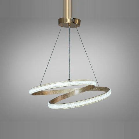Підвісна LED-люстра Diasha XH1017/600G, золото, 65 Вт, 3575 лм Підвісна LED-люстра Diasha XH1017/600G, золото, 65 Вт, 3575 лм