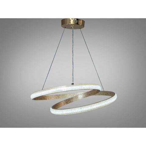 Підвісна люстра LED Diasha XH1017/600G золото 65Вт 3575Лм Підвісна люстра LED Diasha XH1017/600G золото 65Вт 3575Лм