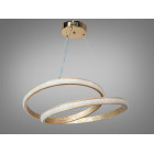 Підвісна люстра LED Diasha XH1017/600G золото 65Вт 3575Лм Підвісна люстра LED Diasha XH1017/600G золото 65Вт 3575Лм