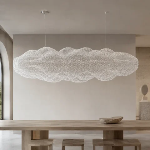 Великий дизайнерський LED-світильник-хмара Artlight YDD1200/500 4 Вт, нейтральне світло, 116×60 см