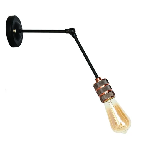Бра настінне Levistella 752WT2105-1, E27, 60W, чорний, метал