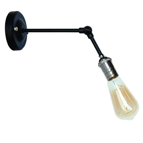 Бра настінне Levistella 752WM1701-1, E27, чорний (хромований патрон), сучасний стиль