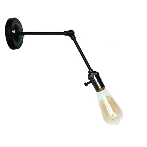 Бра настенное Levistella 752WR1904-1, E27, 60W, черный металл (современный стиль)