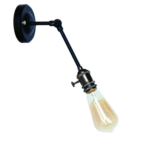Бра настінне Levistella 752WG1504-1, E27, 60W, чорний метал, сучасний стиль