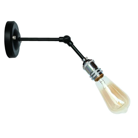 Бра настенное Levistella 752WH1401-1, E27, 60W, черный (хромированный патрон), современный стиль