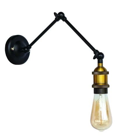 Бра настінне Levistella 752WZ1202-1, E27, 60W, чорний метал