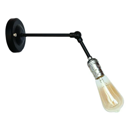 Бра настенное Levistella 752WM3301-1, E27, 60W, черное, металл, современный стиль